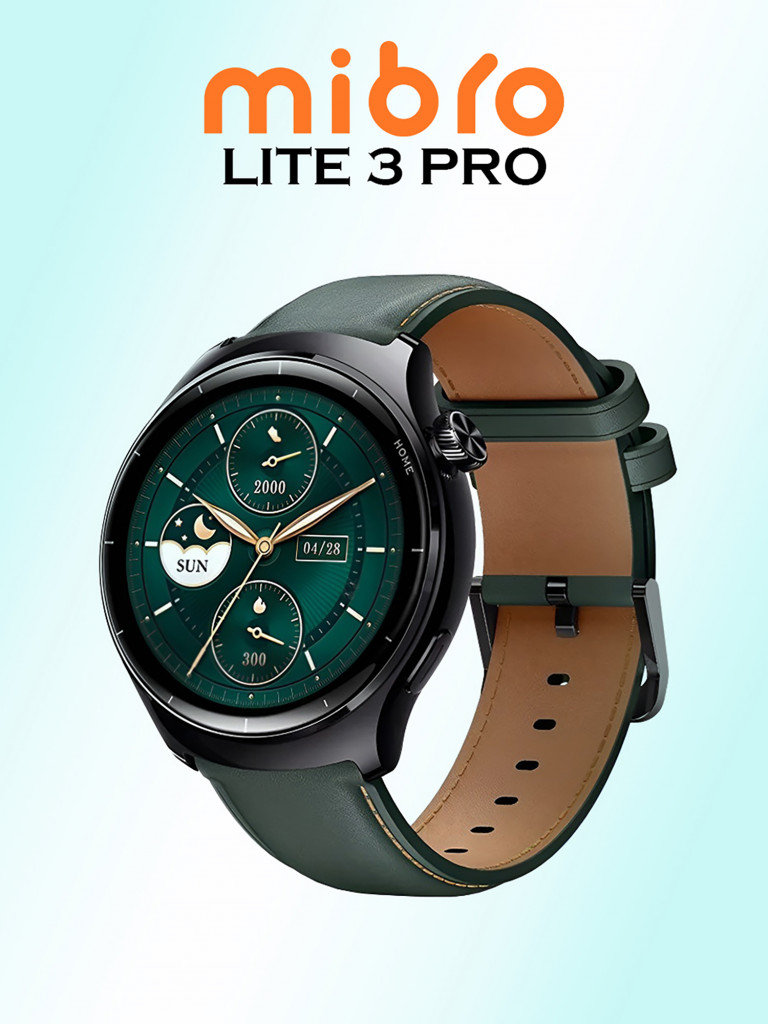 Умные часы Mibro Lite 3 Pro, XPAW019BG, зеленые