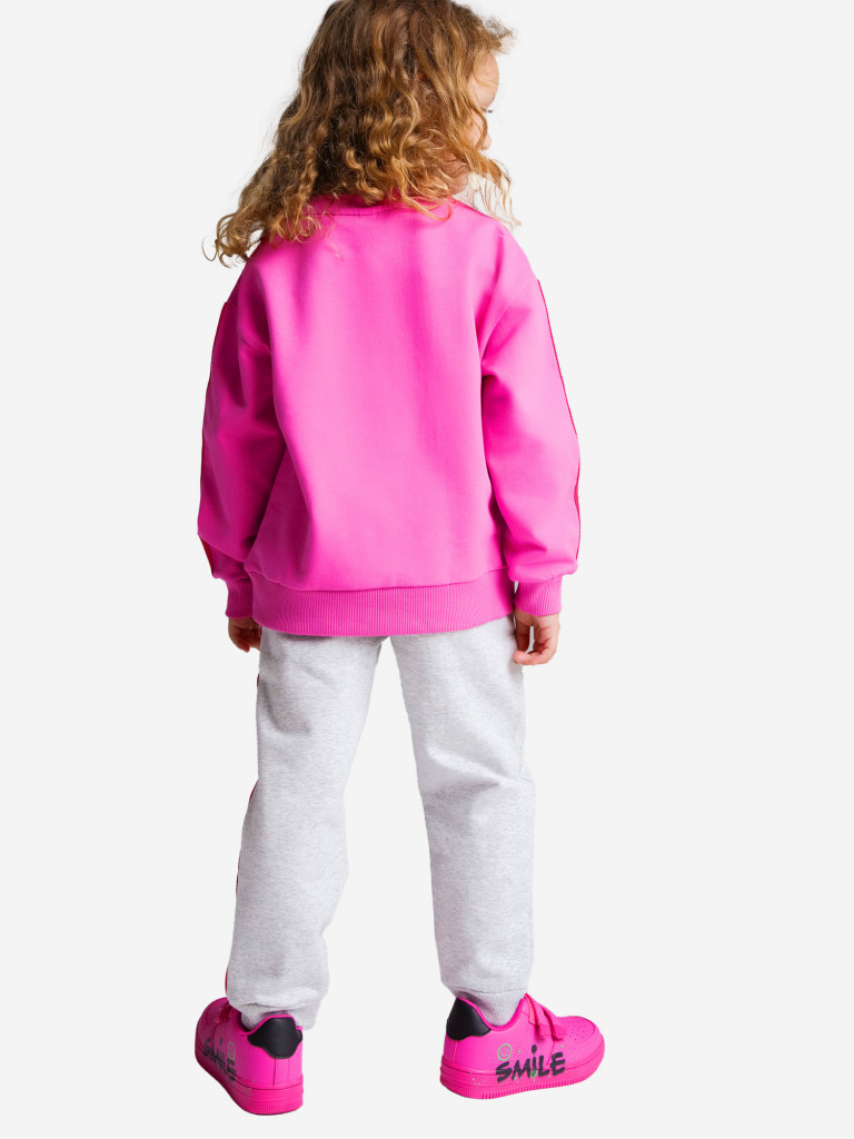 Комплект для девочки: свитшот, брюки PlayToday