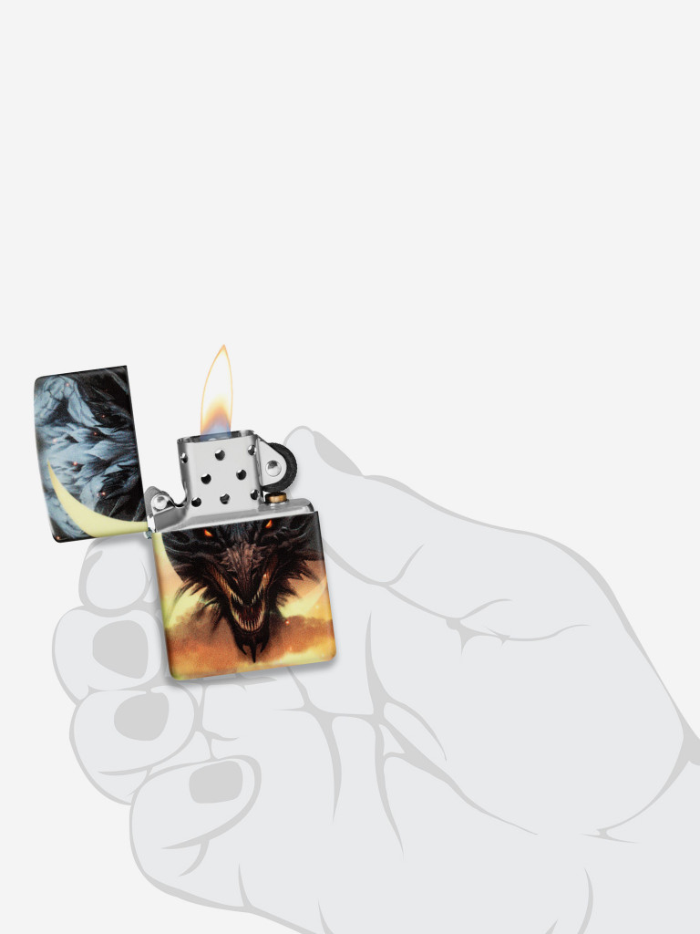 Зажигалка бензиновая ZIPPO 48934 Dragon