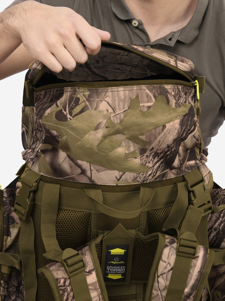 Рюкзак для рыбалки и охоты Aquatic РО-67, цвет: камуфляж, 67л