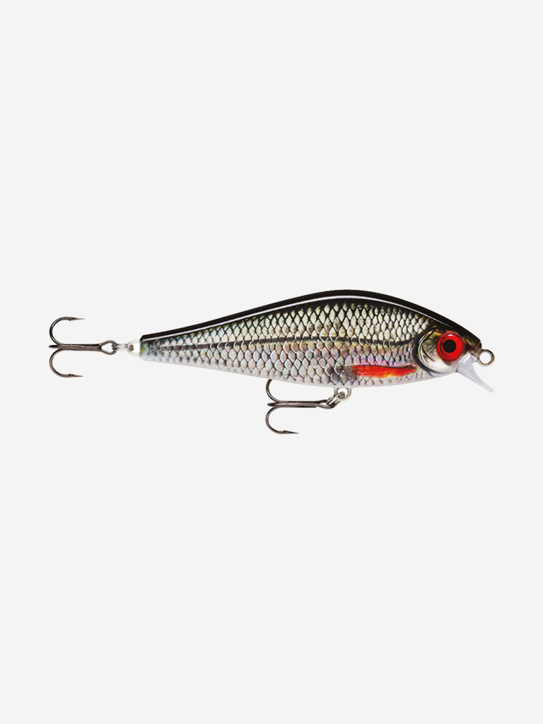 Воблер для рыбалки RAPALA Super Shadow Rap 16, 16см, 77гр, цвет ROL, медленно тонущий