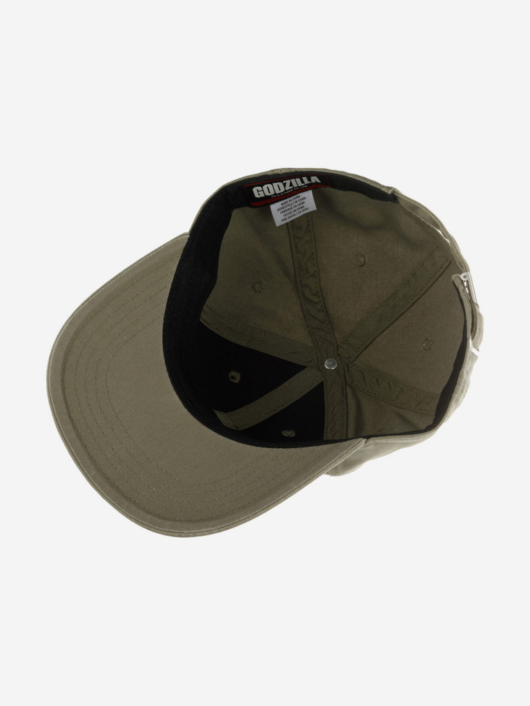 Бейсболка AMERICAN NEEDLE SMU702A-GODZILLA Godzilla Hepcat (оливковый)
