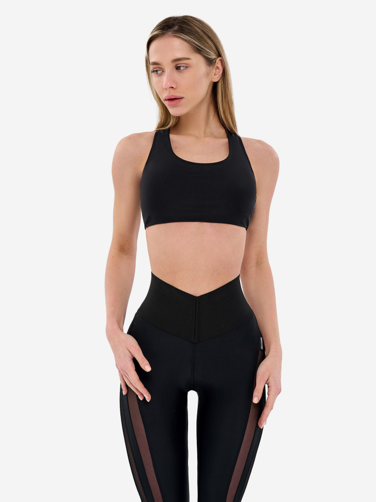 Лосины женские Bona Fide Stripcut Leggings "Black"
