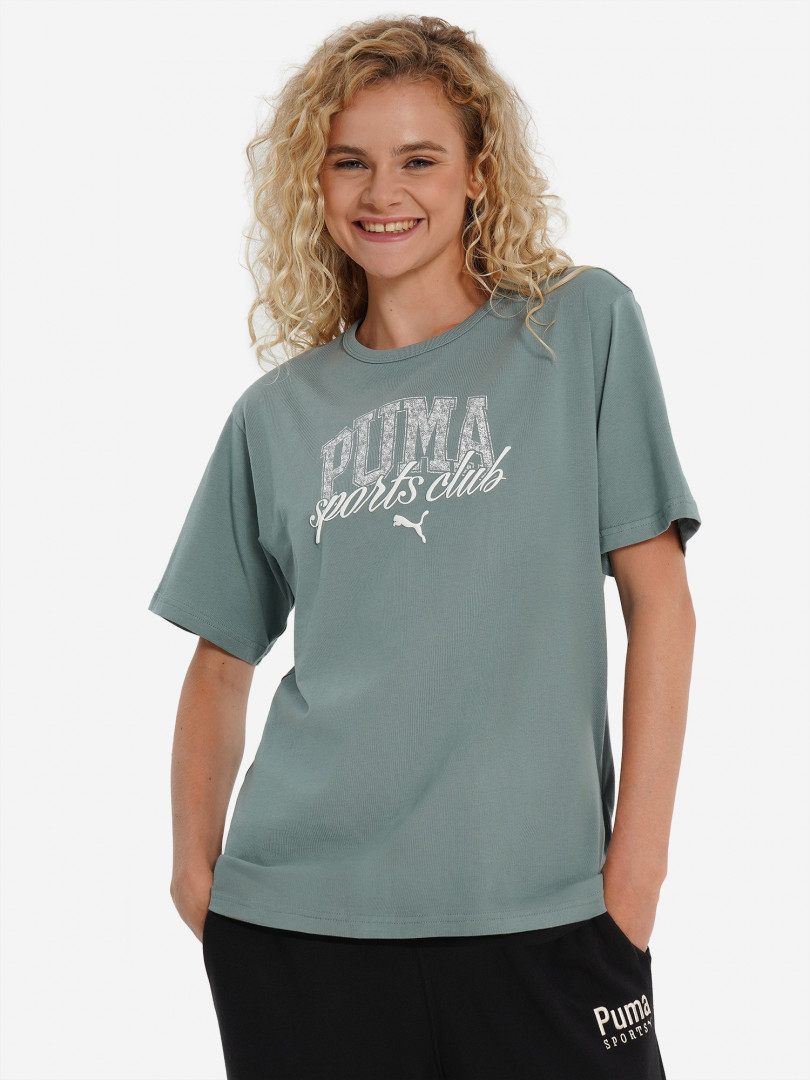 Футболка женская PUMA Class Зеленый 1499₽