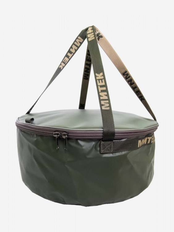 Ведро МИТЕК с крышкой D 50см. H-20см. (хаки)