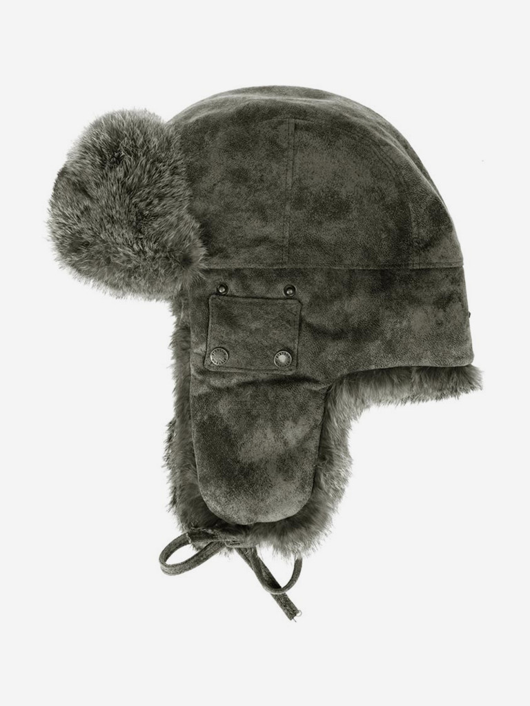 Шапка-ушанка STETSON 9217101 BOMBER PIGSKIN RABBIT (серый)