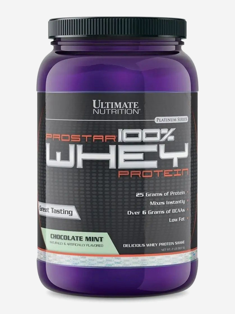 Протеин Ultimate Nutrition Prostar Whey, 907 г, Шоколад с ментолом