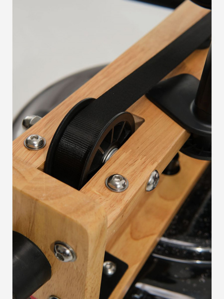 Гребной тренажер водный UNIX Fit Wood Rower Light складной, древесина бука