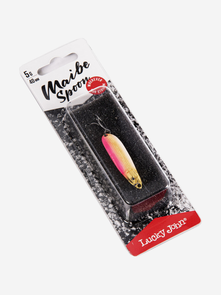 Блесна колеблющаяся Lucky John MAIBE SPOON, длина 40мм, вес 005.0г