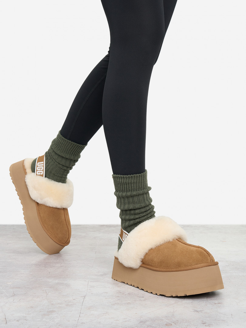 фото Угги женские ugg funkette, коричневый
