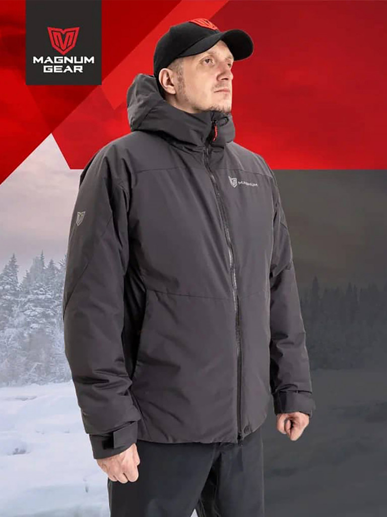 Куртка мужская для рыбалки MAGNUM GEAR TRAVEL графит
