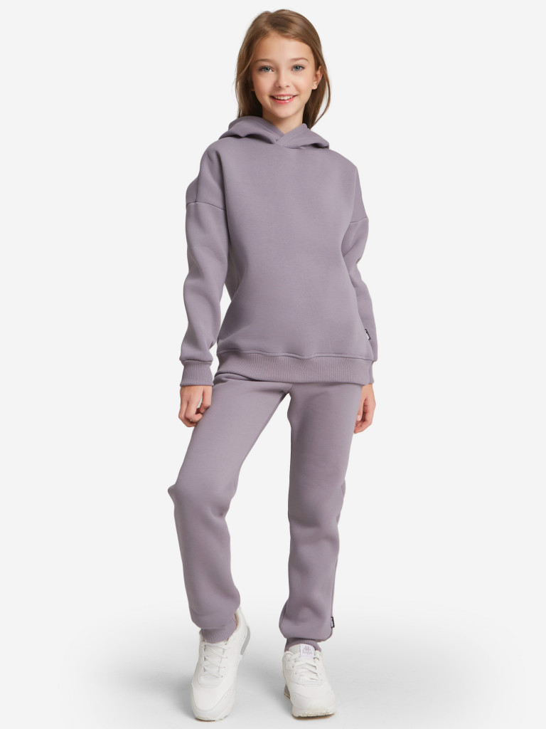 Костюм-двойка из футера начесом для мальчика и девочки Looklie