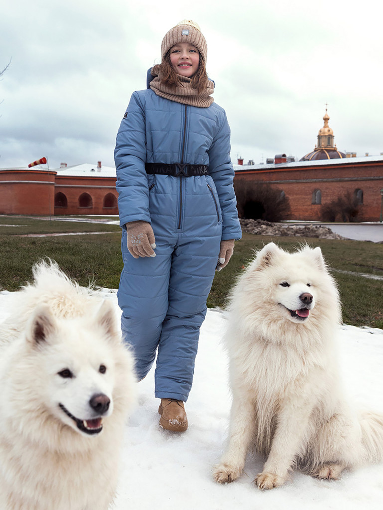 Комбинезон зимний для девочки NIKASTYLE