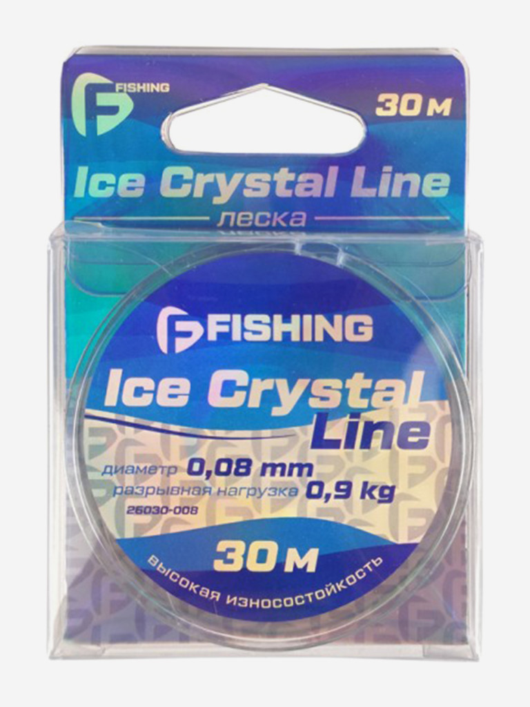Леска F-FISHING Ice Crystal Line 30м 0,08мм