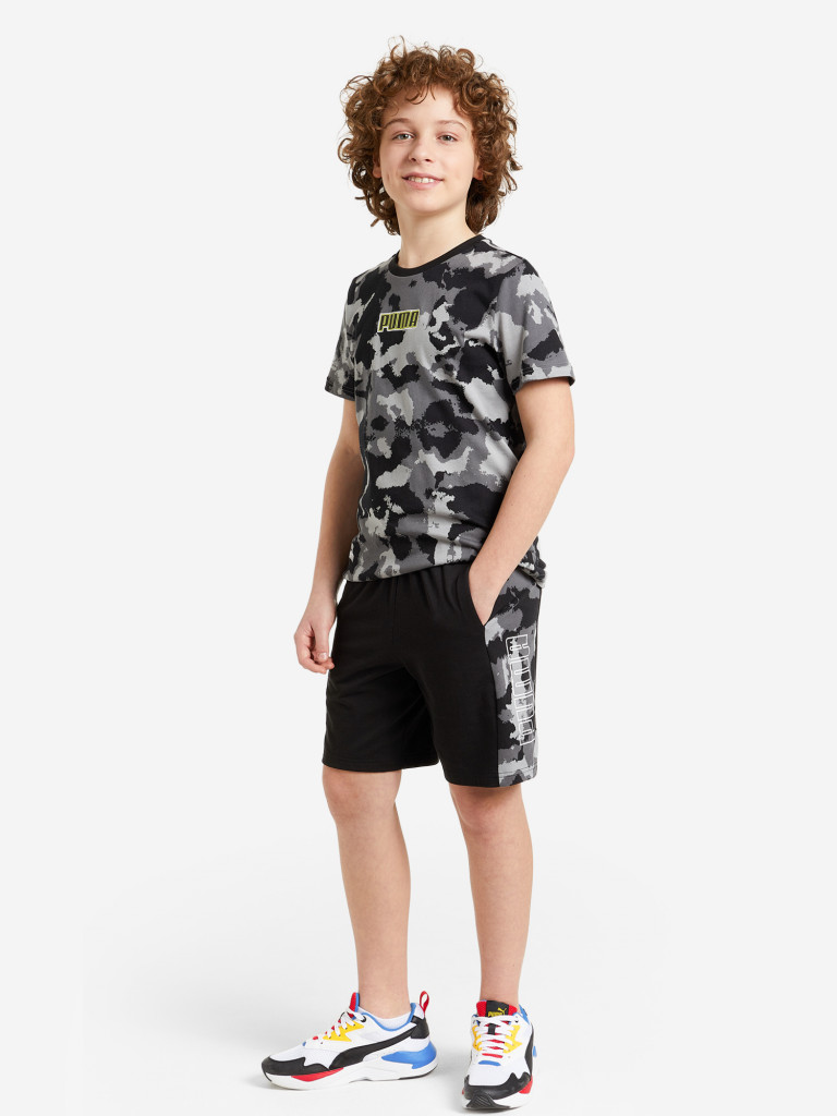 Шорты для мальчиков PUMA Alpha Jersey