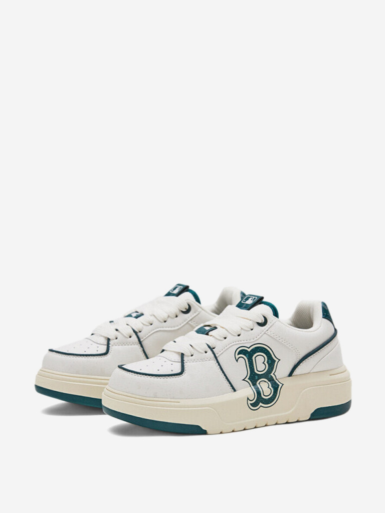 Кеды низкие MLB Chunky Liner Бежево-зеленые