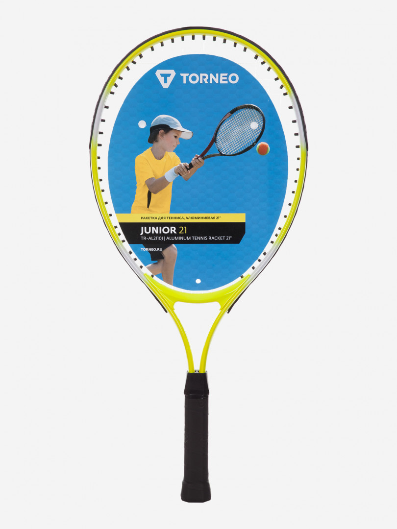 фото Ракетка для большого тенниса детская torneo 21", желтый