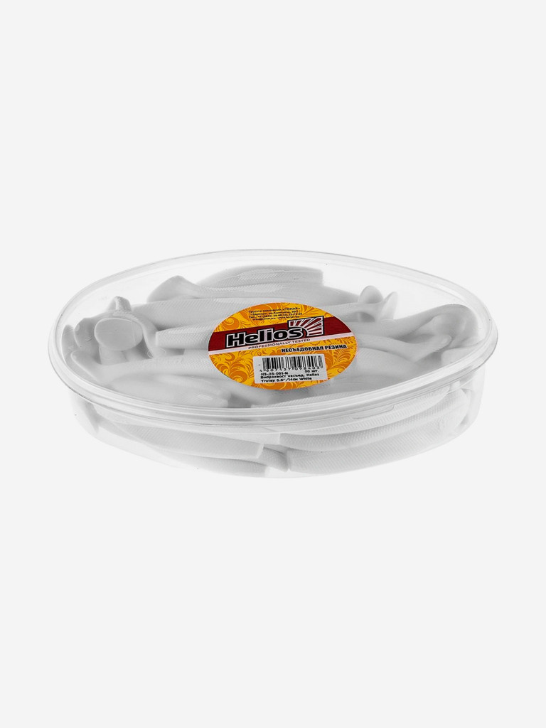 Мягкая приманка Helios Trofey, 5,5'' / 14 см, White, 50 шт (HS-25-001-N)