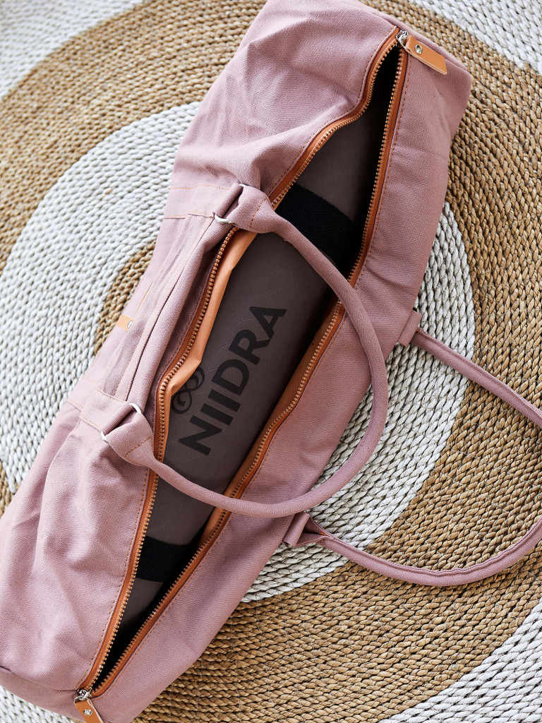 Коврик для йоги NiiDRA Basic шоколадно-пломбирный