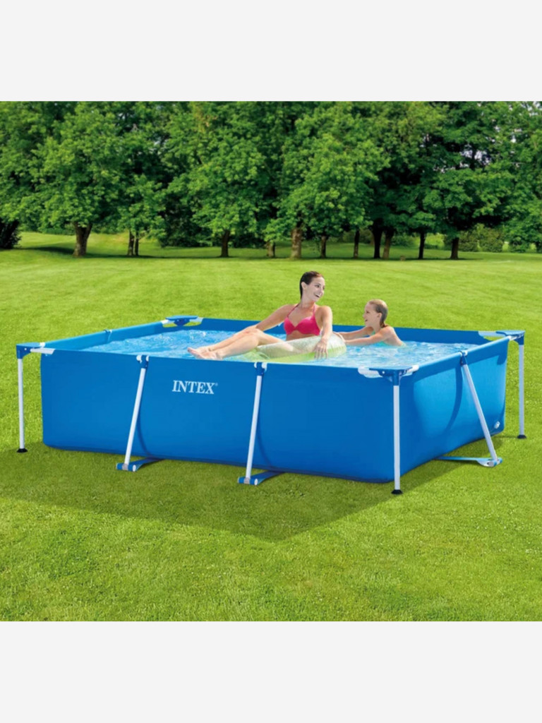 Бассейн каркасный прямоугольный Intex 28270NP "Frame Pool Rectangular" (220х150х60см)