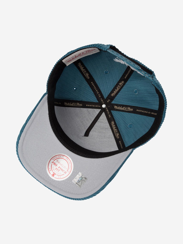 Бейсболка MITCHELL NESS HP14517-CHOTEAL Charlotte Hornets NBA
