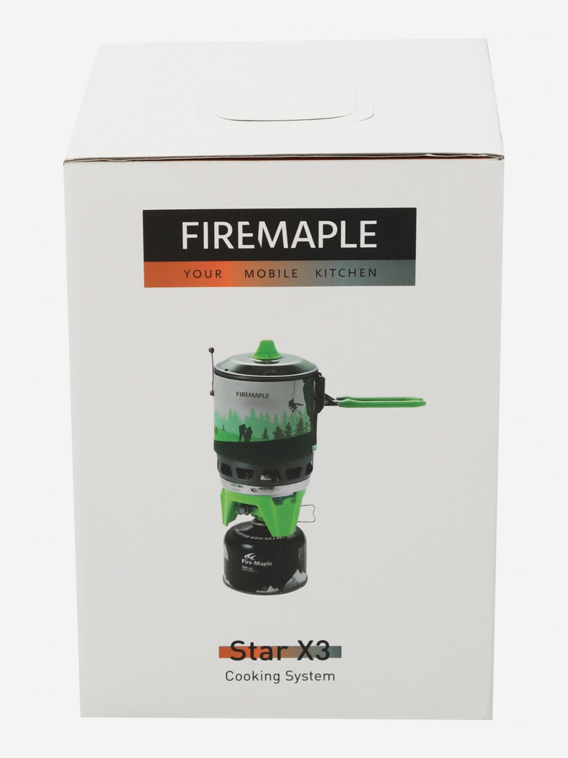 фото Газовая горелка fire-maple star x3, зеленый