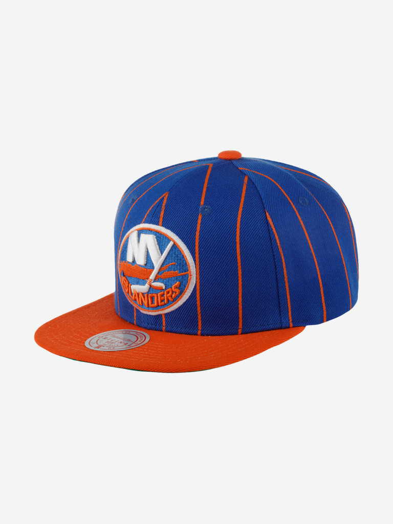 Бейсболка с прямым козырьком MITCHELL NESS HHSS5373-NYIYYPPPBLUE New York Islanders NHL (оранжевый)