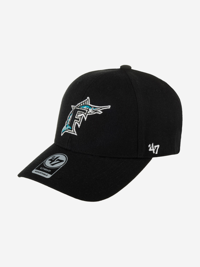 Бейсболка 47 BRAND BCWS-SUMVP28WBP-BK03 Miami Marlins MLB (черный)