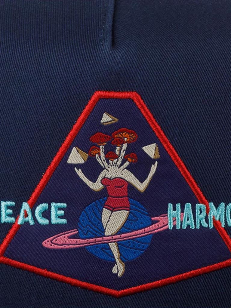 Бейсболка с сеточкой DJINNS HFT Cap Peace and Harmony (синий)