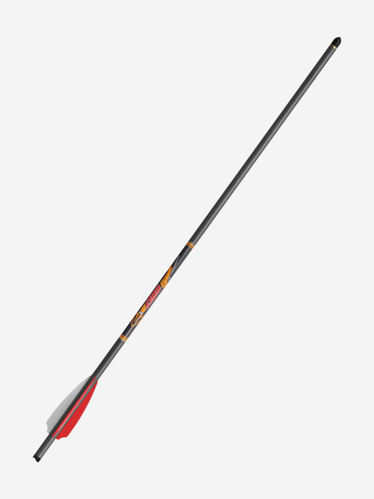 Стрела арбалетная карбоновая Centershot Bolt 22", оперение Q2i Fusion X-2 3", латунный инсерт (3шт.)