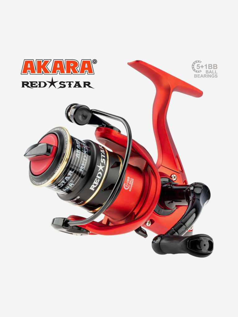 Катушка безынерционная Akara Red Star 1000 5+1bb