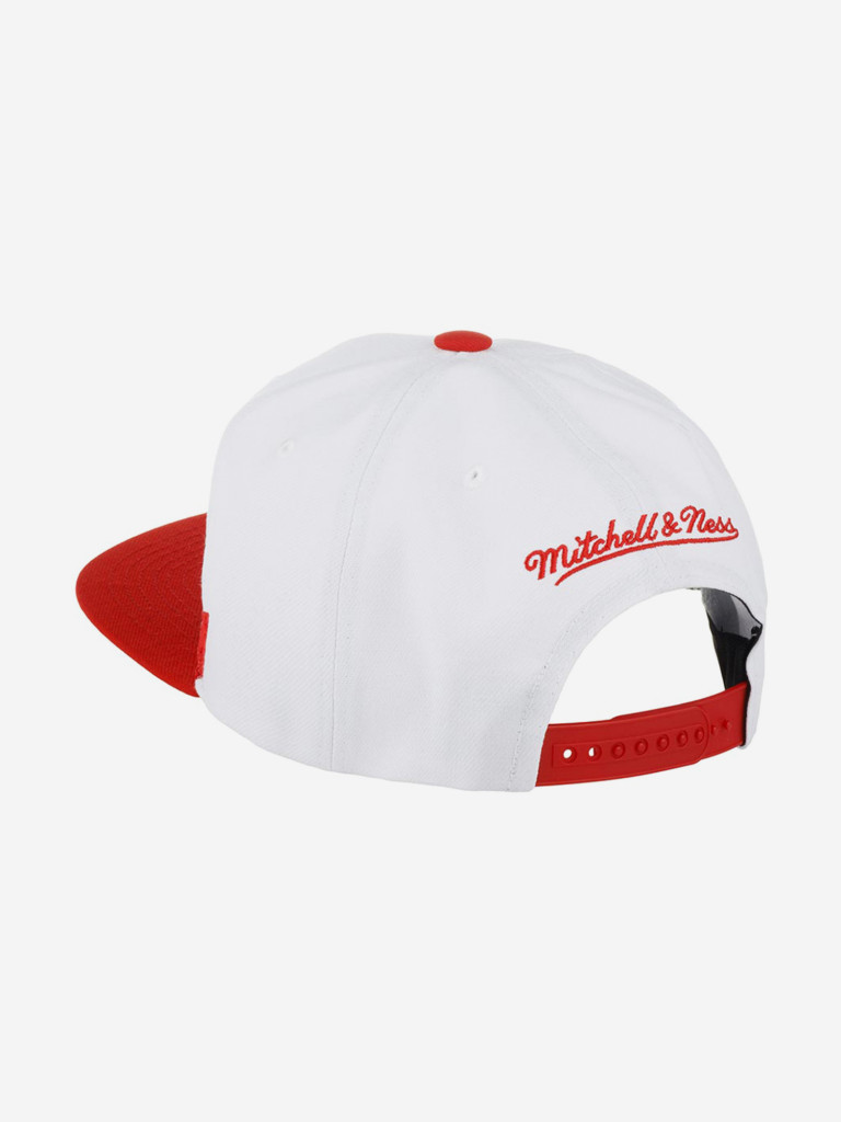 Бейсболка с прямым козырьком MITCHELL NESS 6HSSSH22088-NJDWHIT New Jersey Devils NHL