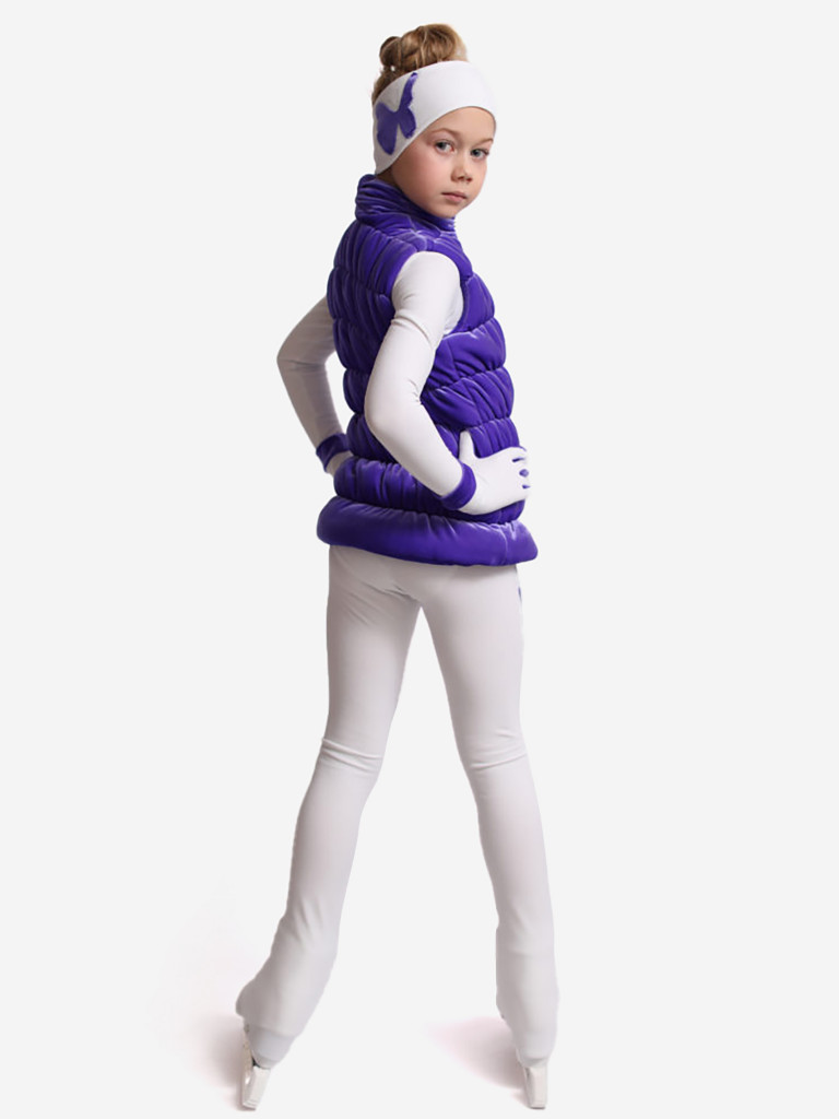 Жилетка для фигурного катания детская бархатная IceDress