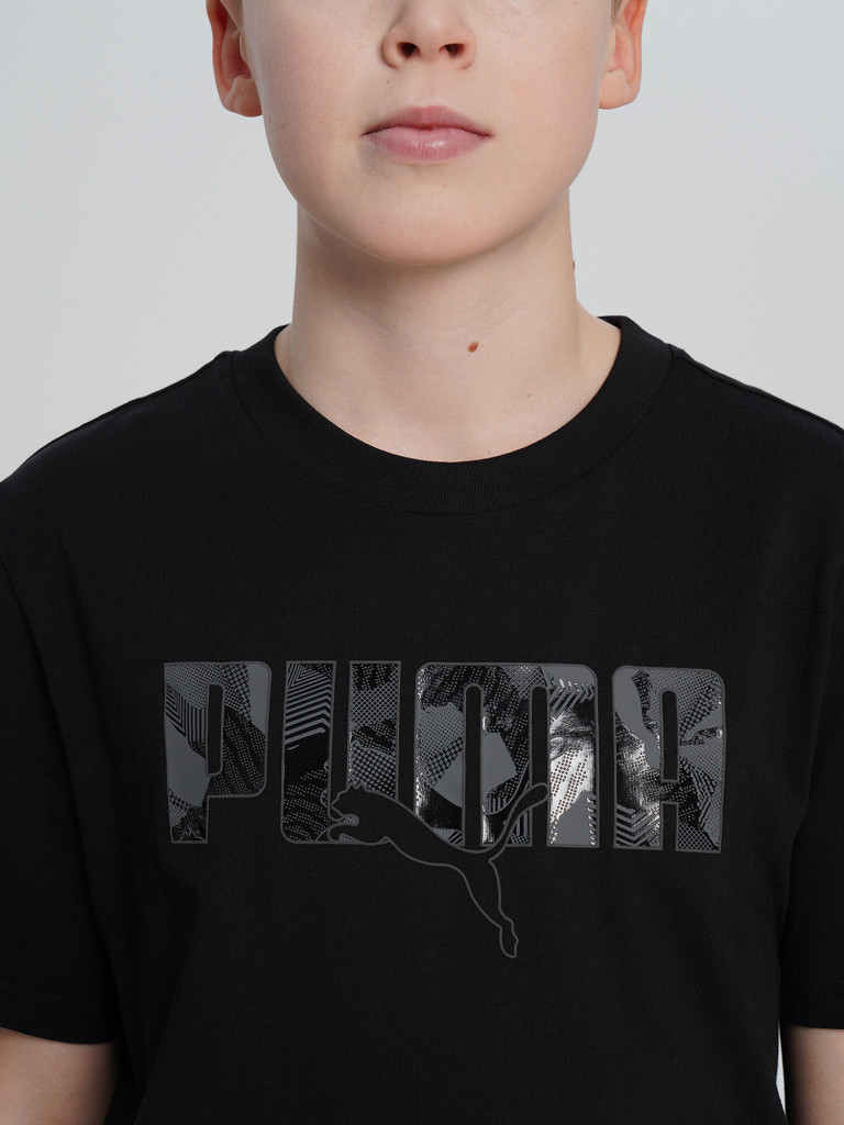 Футболка для мальчиков PUMA Ess Logo Lab Story 2