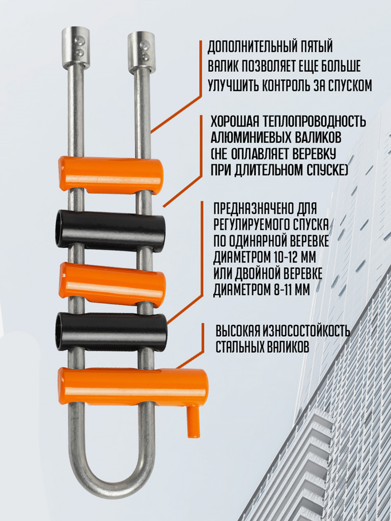 Решетка комбинированная 5 валиков.Вертикаль
