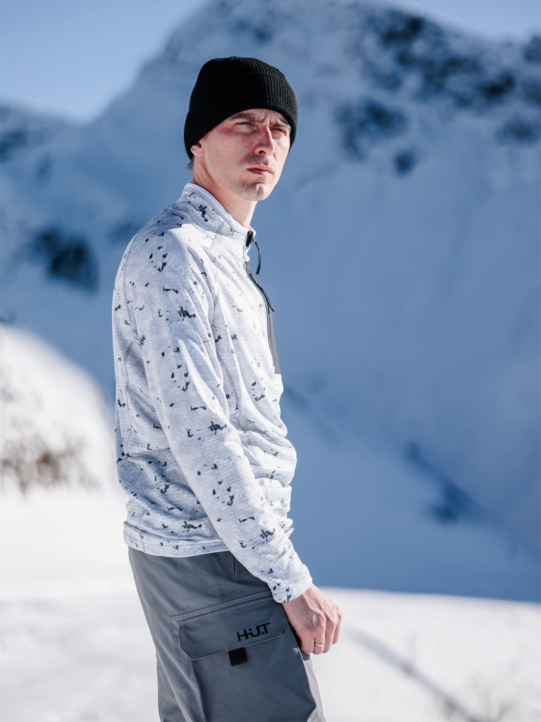 Термобелье лонгслив для охоты и рыбалки мужской H.U.T. YUGAN