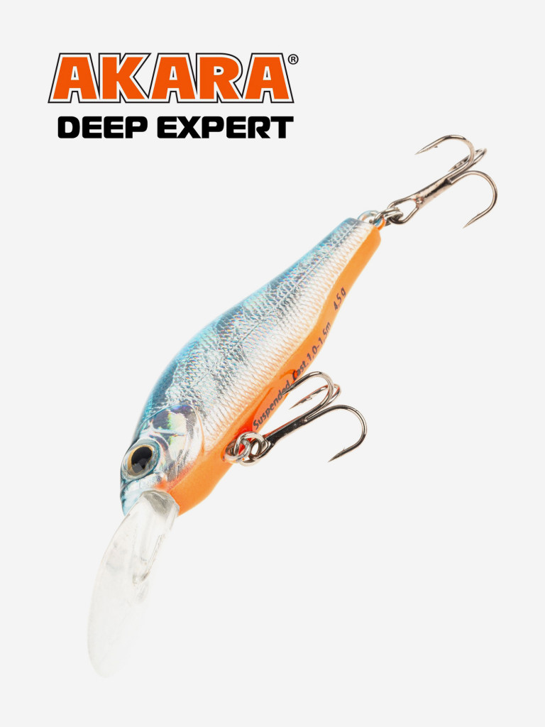 Воблер Akara Deep Expert суспендер, на окуня, щуку, голавля 50 мм. 4,5 гр. A82