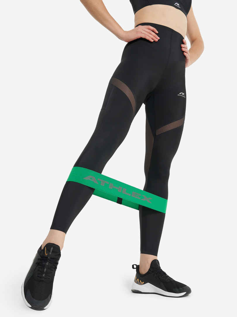 фото Легинсы женские athlex, черный