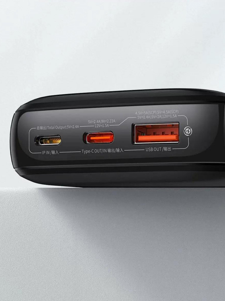 Внешний аккумулятор Baseus Qpow Pro 10000mAh, черный