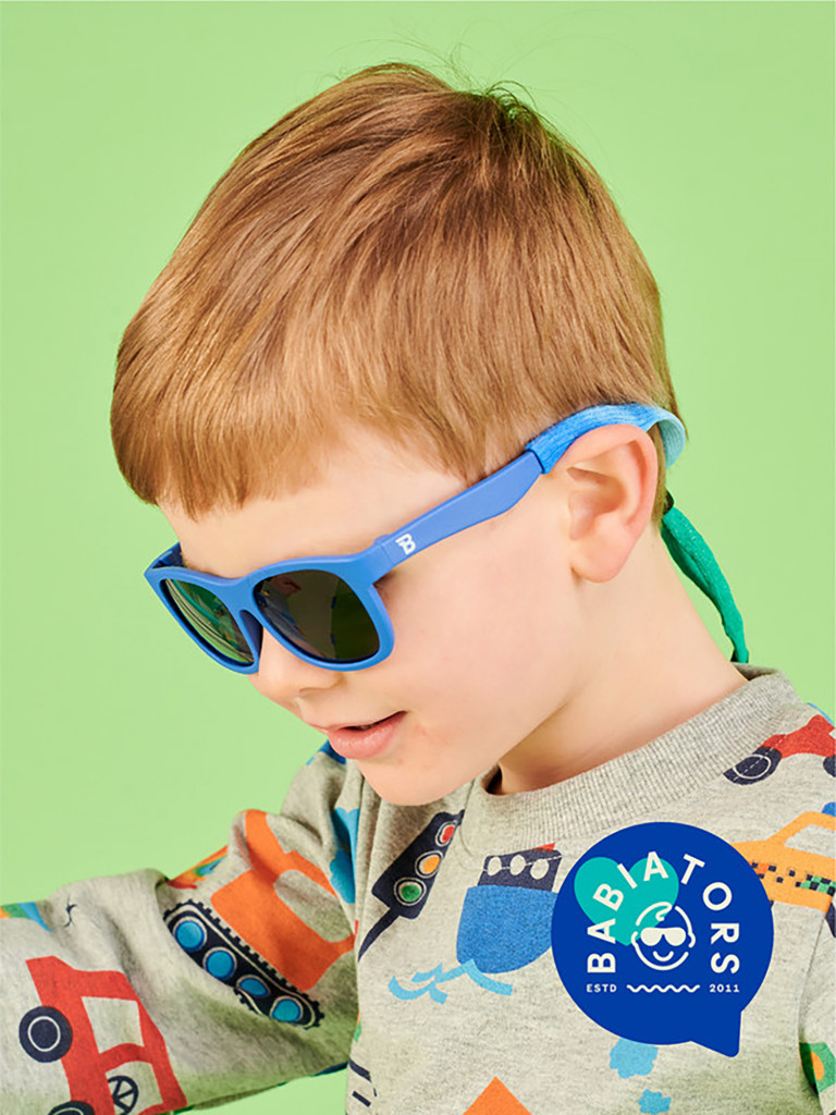 Тканевый шнурок для очков Babiators. Цвет: Сине-зелёное омбре