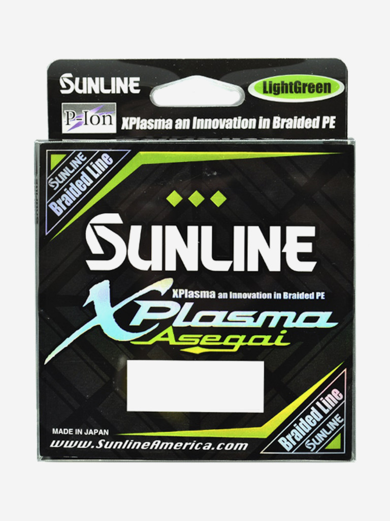 Плетёный шнур Sunline X-Plasma 150m Light Green