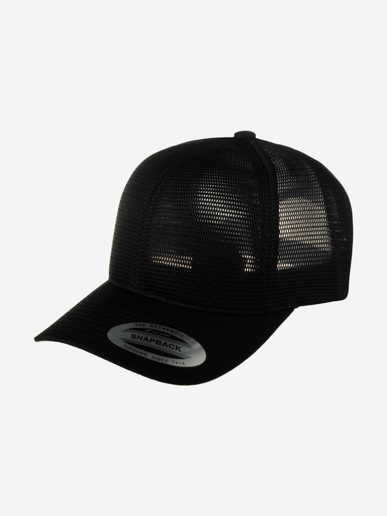 Бейсболка с сеточкой FLEXFIT 6360 (черный)