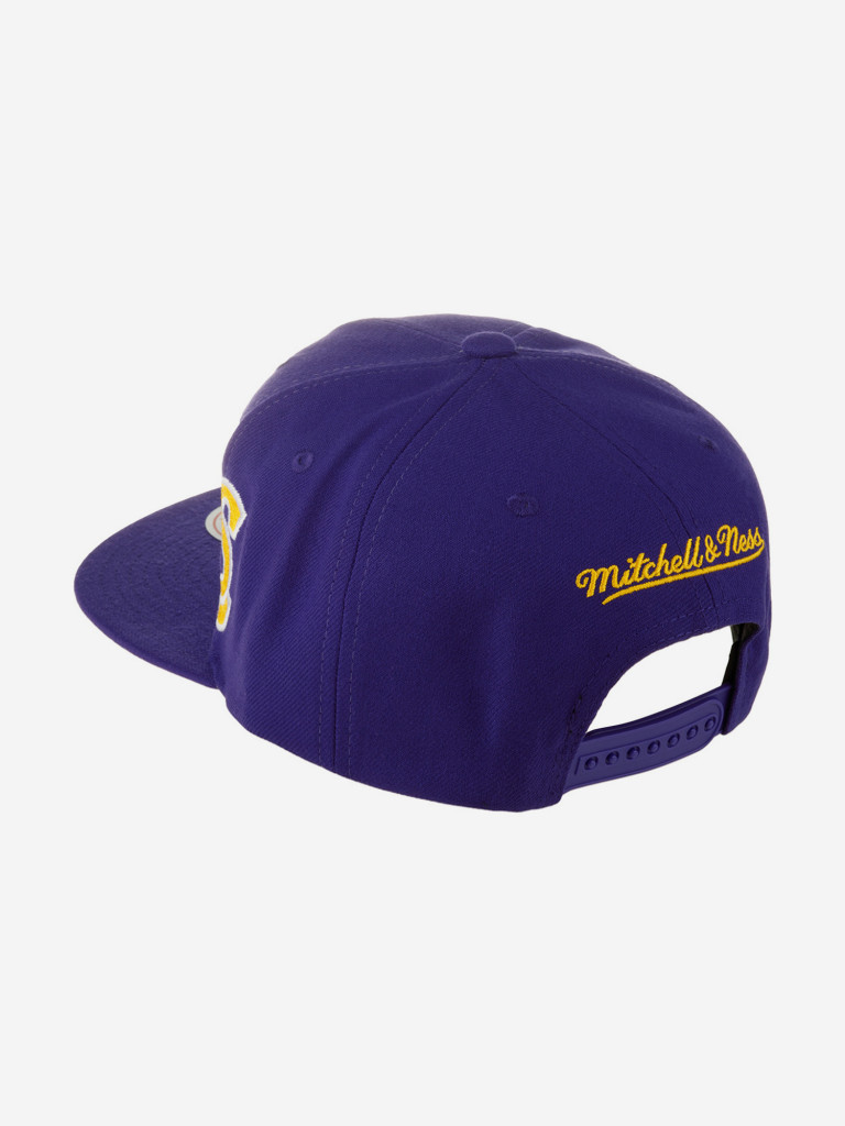 Бейсболка с прямым козырьком MITCHELL NESS HHSS7646-LALYYPPPPURP Los Angeles Lakers NBA (фиолетовый)