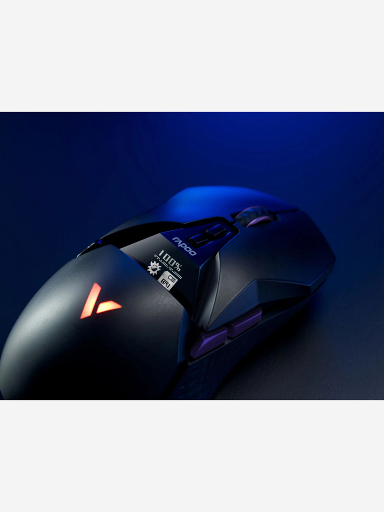 RAPOO Игровая мышь проводная/беспроводная VT950PRO-BLK, цвет - черный (12126)