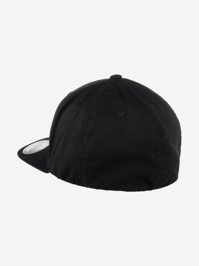 Бейсболка с прямым козырьком FLEXFIT 6277FV (черный)