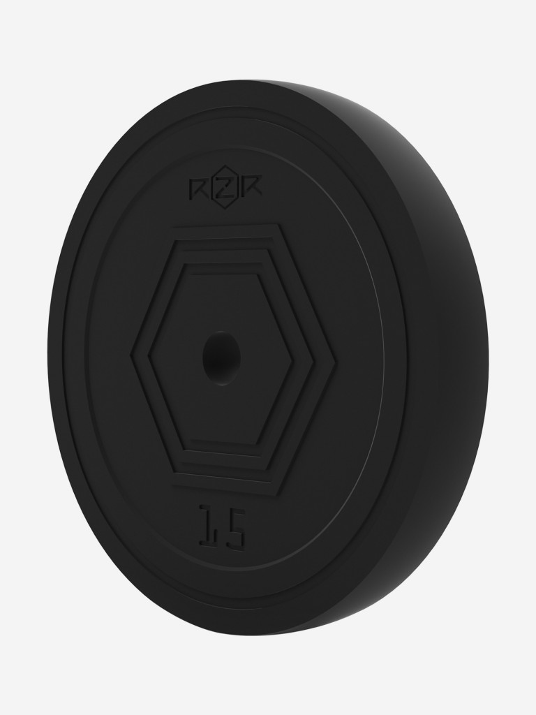 Блин стальной обрезиненный RZR 15 кг