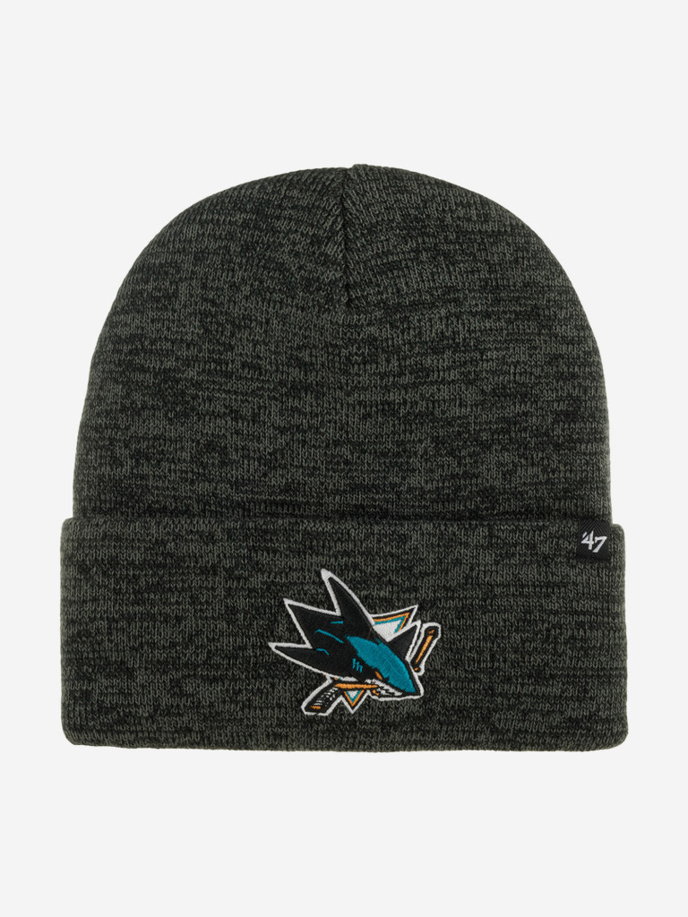 Шапка с отворотом 47 BRAND H-TBNCL22XXE-CC San Jose Sharks NHL (серый)