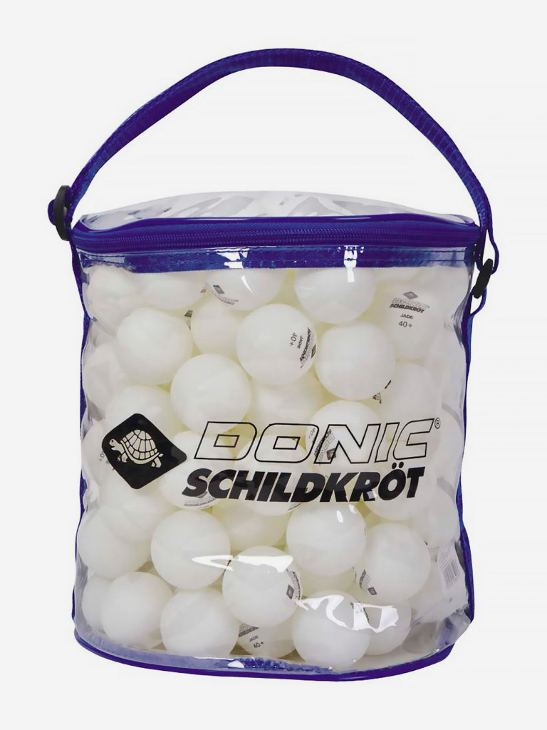 Мячики для настольного тенниса DONIC JADE 40+, белый, 144 штуки