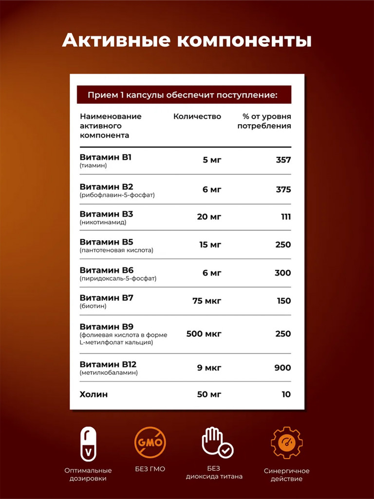 Биологически активная добавка к пище «Dietelle Expert Супер В-комплекс»