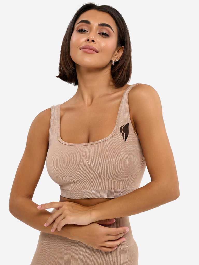 Спортивный топ Bona Fide Marble Top "Beige"